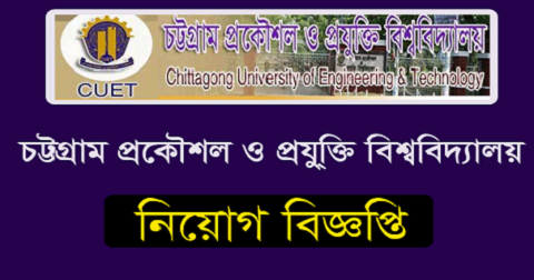 Chittagong University of Engineering and Technology (CUET) Job Circular 2019